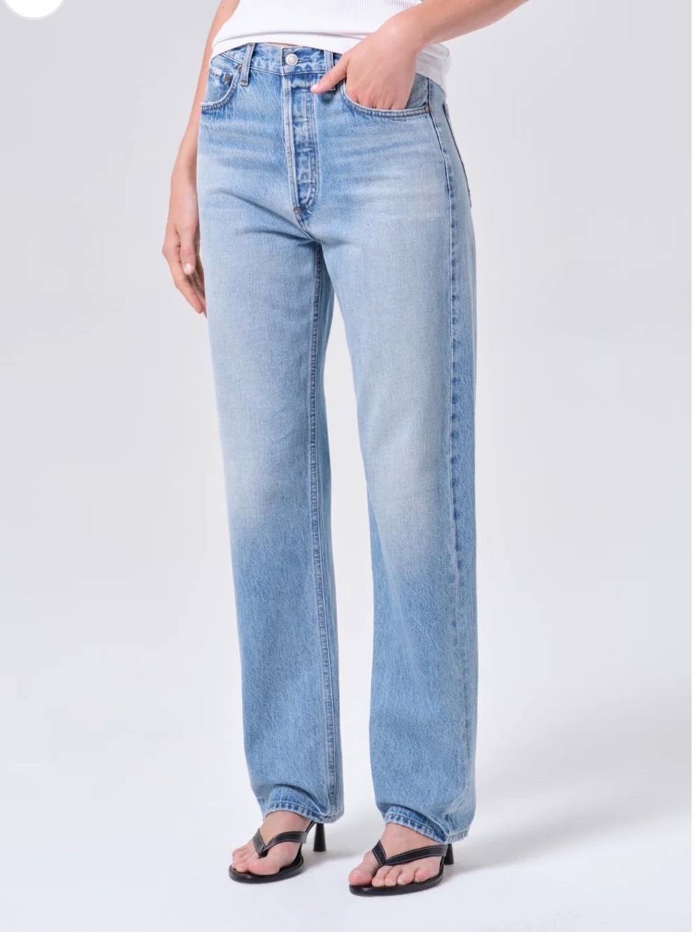 AGOLDE 90's Mid-Rise Loose Fit / Straight Jean